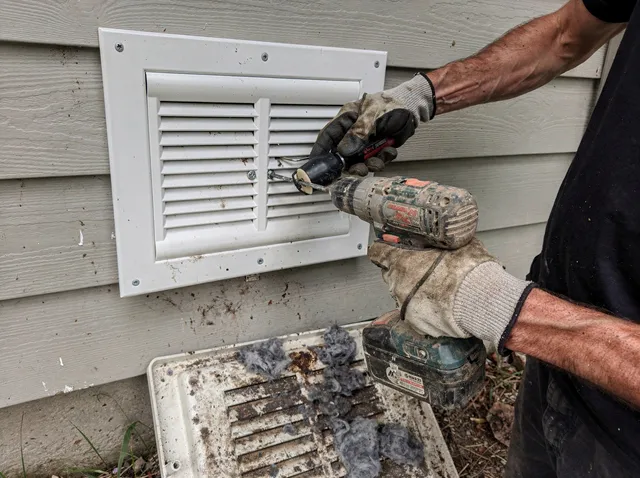 Dryer Vent Cover Replacement in St. Petersburg