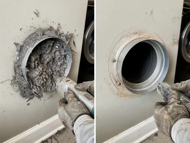 Professional clogged vent cleaning by St. Petersburg Dryer Vent Cleaning in St. Petersburg