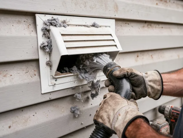 Professional dryer vent cleaning by St. Petersburg Dryer Vent Cleaning in St. Petersburg