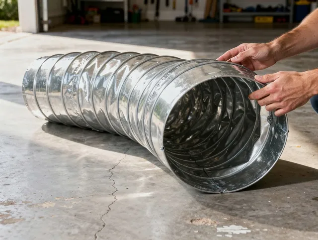 St. Petersburg Dryer Vent Cleaning specialist using advanced equipment for thorough duct cleaning in St. Petersburg